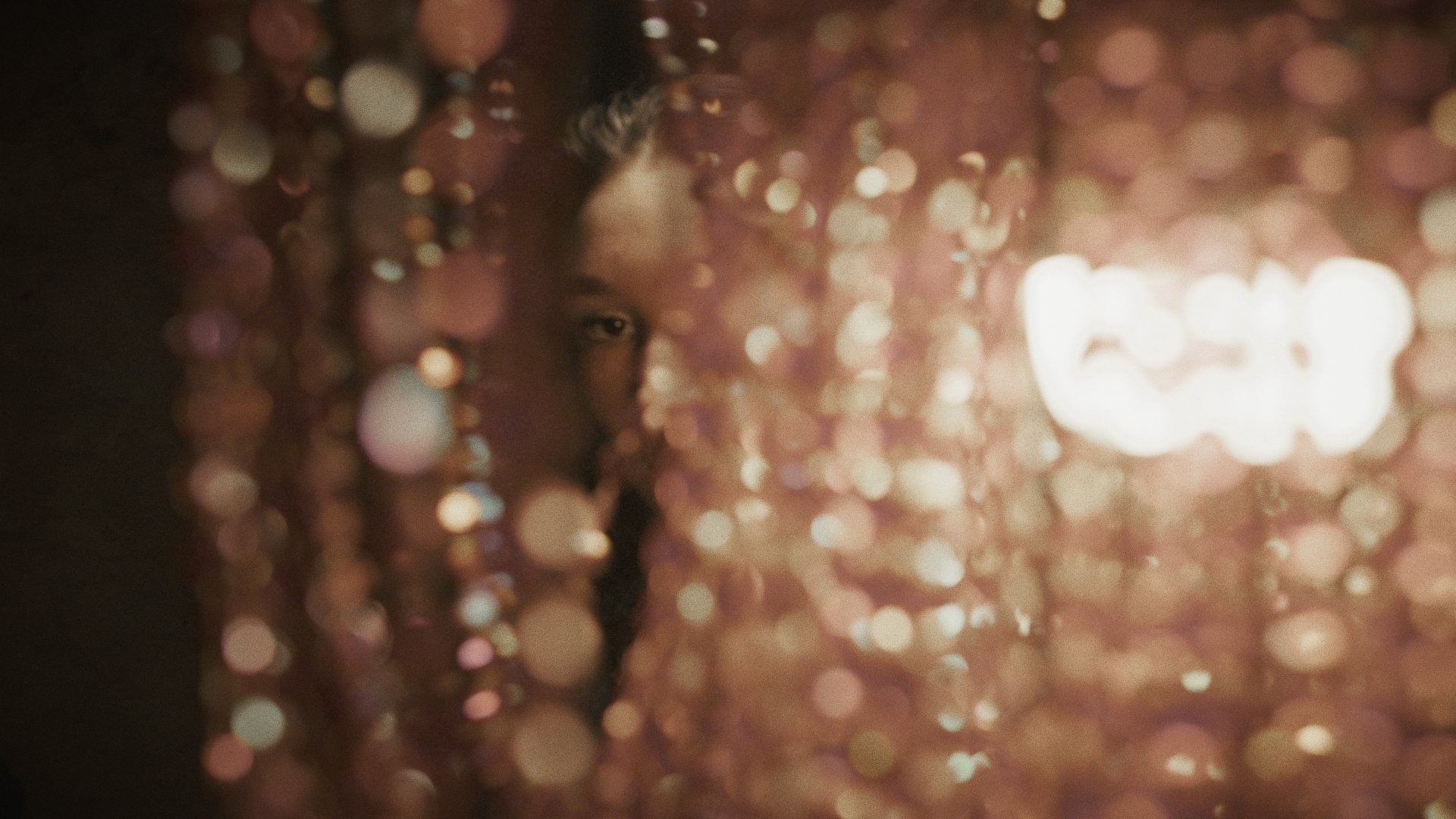 Abstract warm golden bokeh - Wrocław Fashion Week Collections